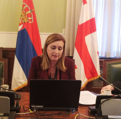 28 December 2021 The Head of the PFG with Georgia Dubravka Filipovski